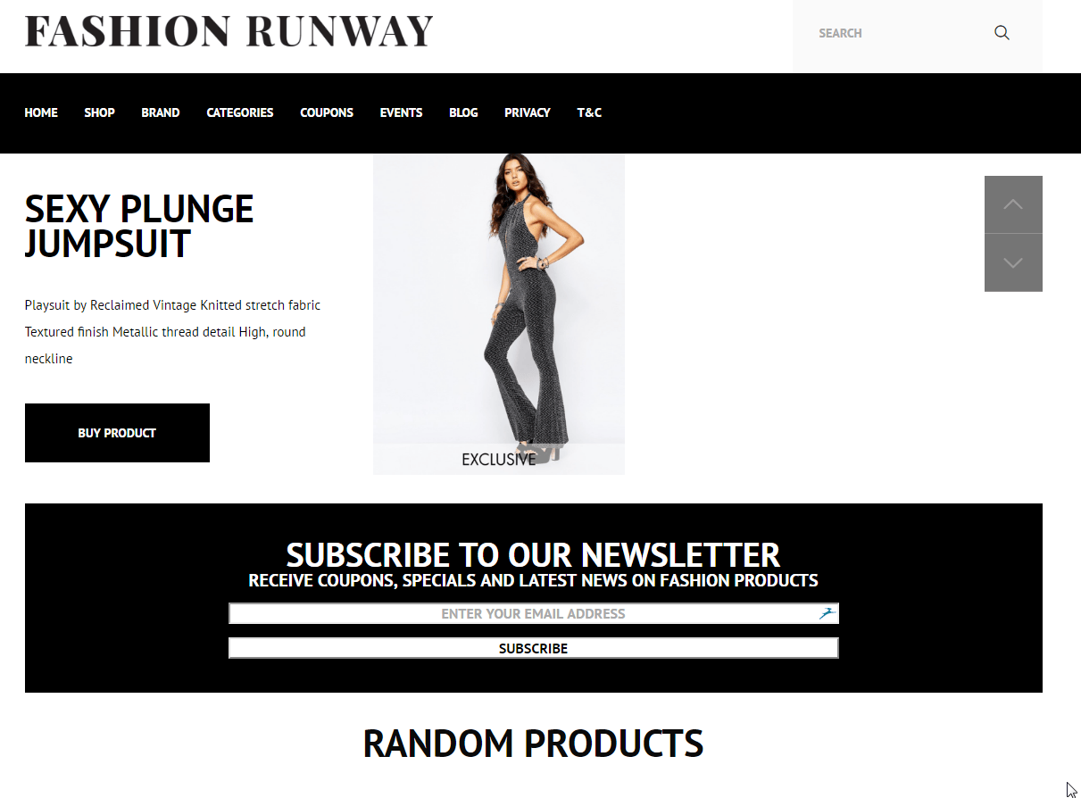 Fashion Runway Website